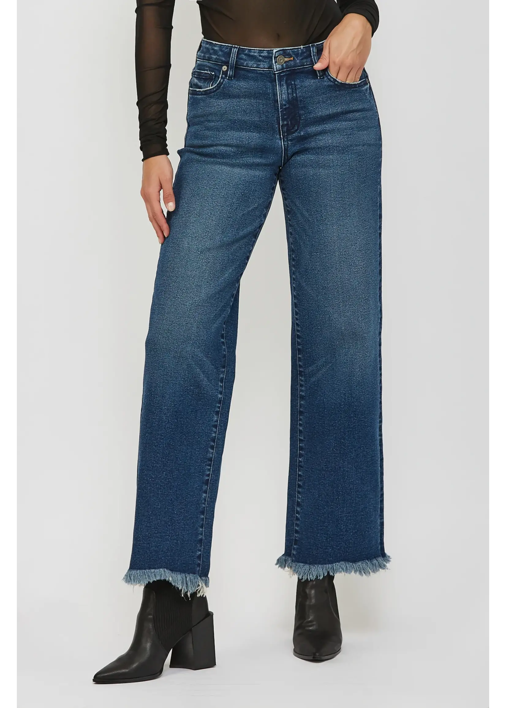 Hidden Logan Dad Basic Jean Uneven Hem - HD9366D-DK