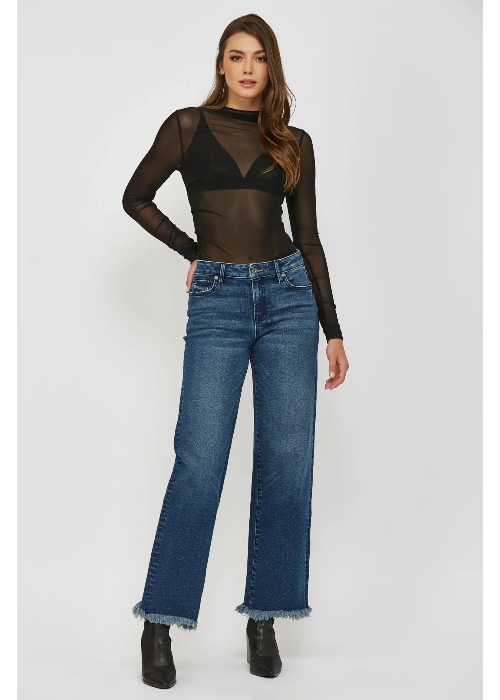 Hidden Logan Dad Basic Jean Uneven Hem - HD9366D-DK
