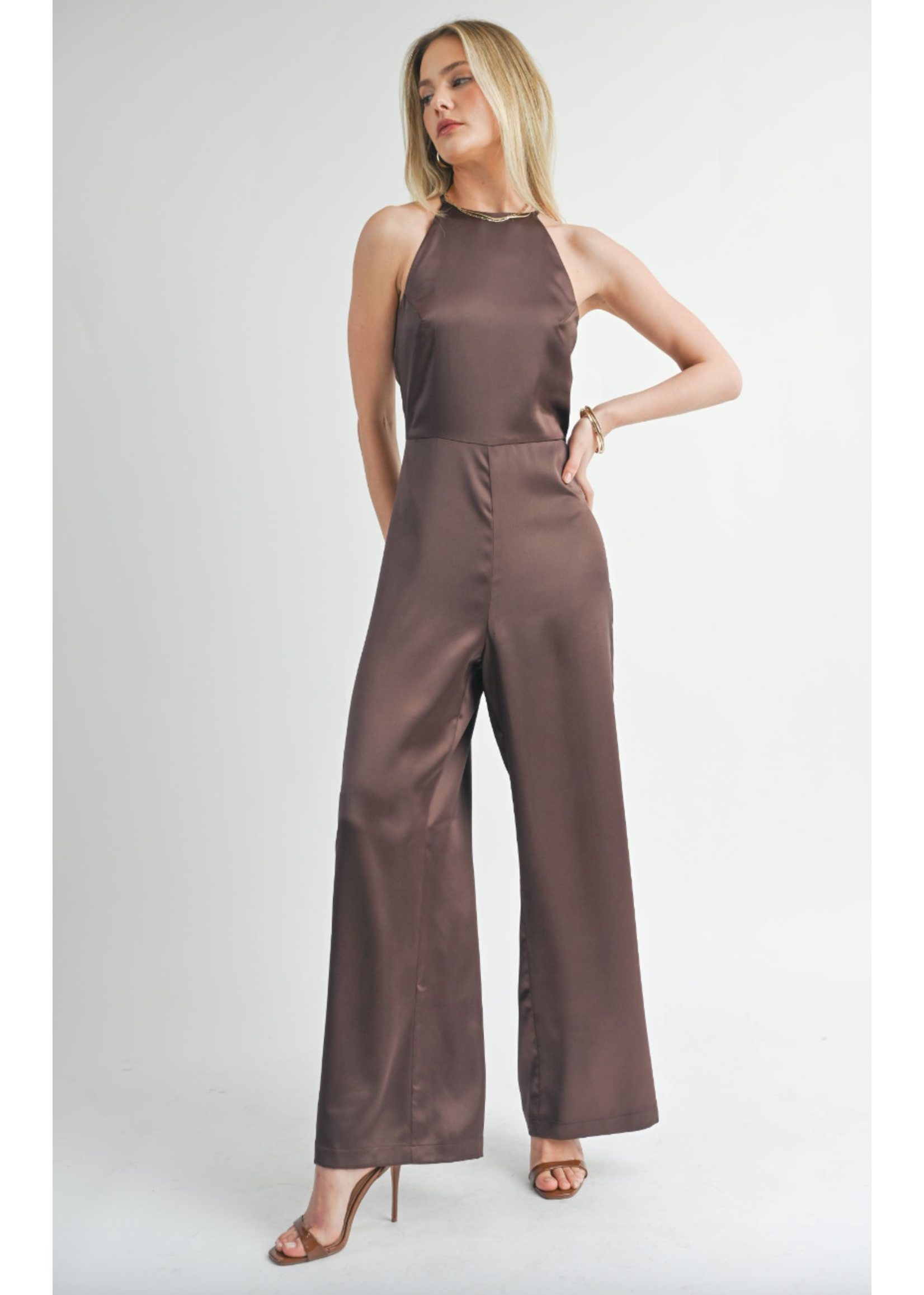 Sage The Label Flawless Halter Jumpsuit - LG3923