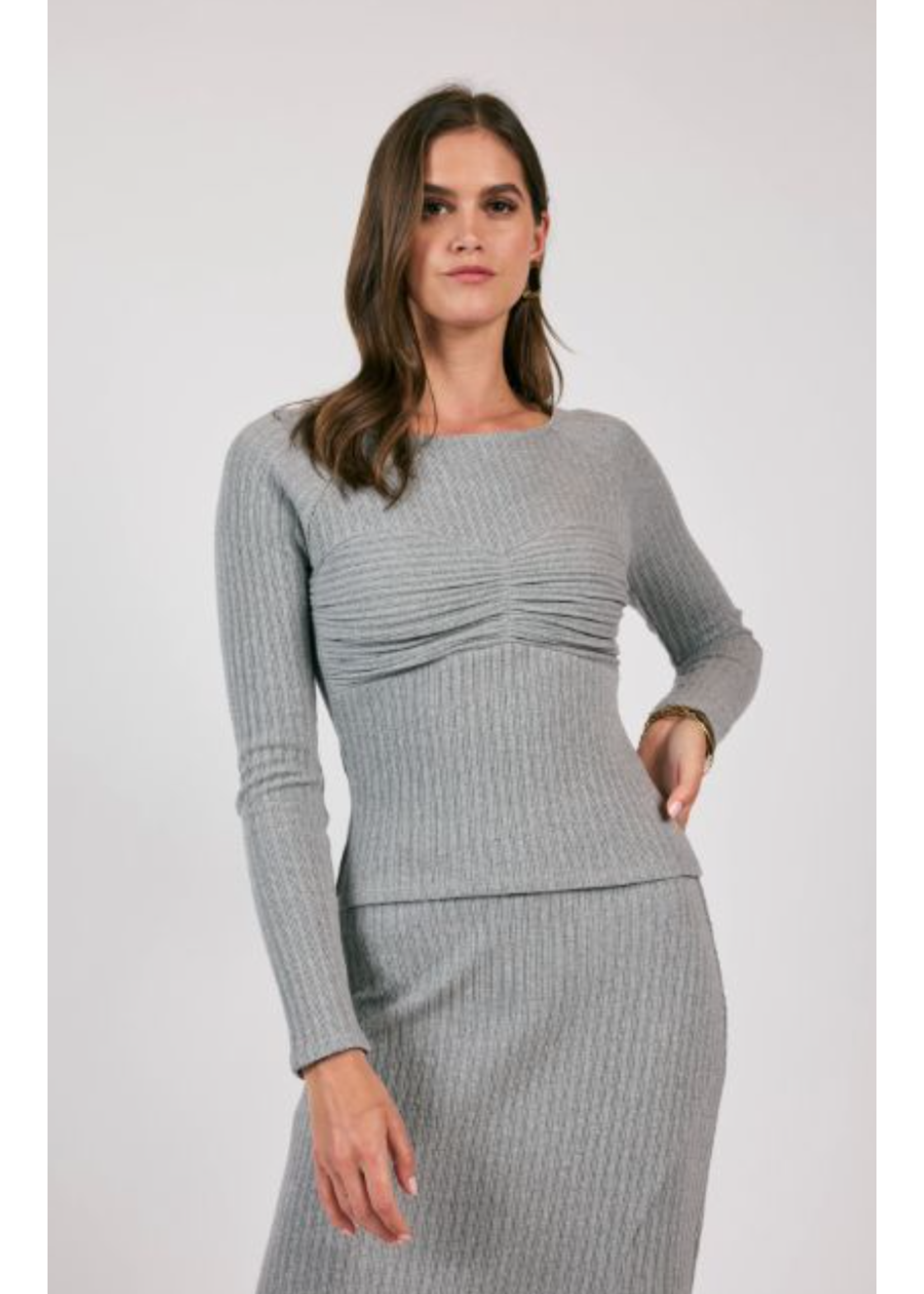 Sage The Label Less is More Bust Detail Knit Top - LG4281