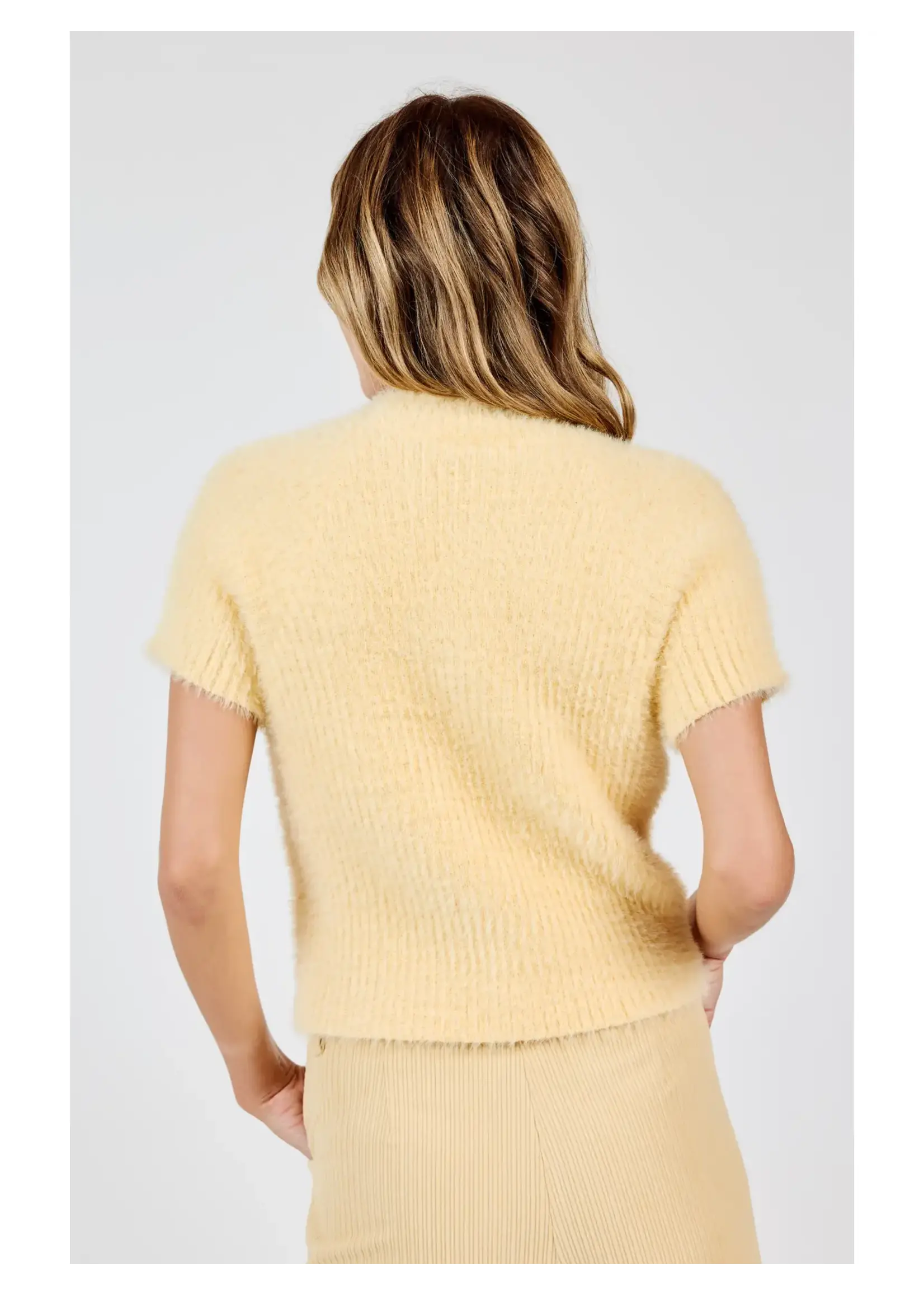 Sadie & Sage Ruby Ribbed S/Slv Sweater - AG4413