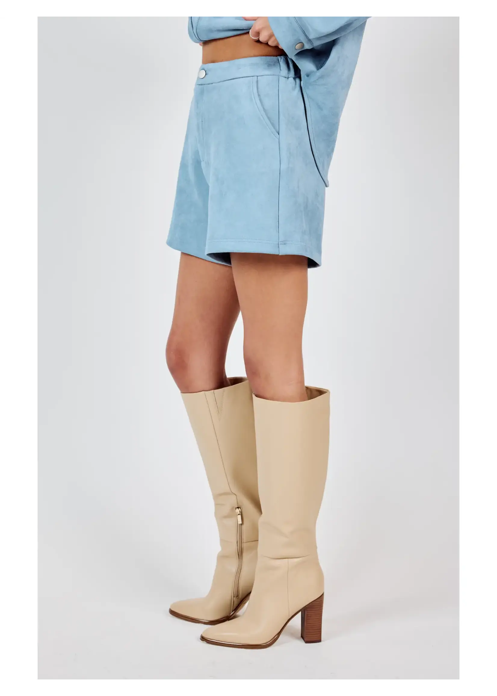 Sadie & Sage Align Faux Suede Shorts - AG4716
