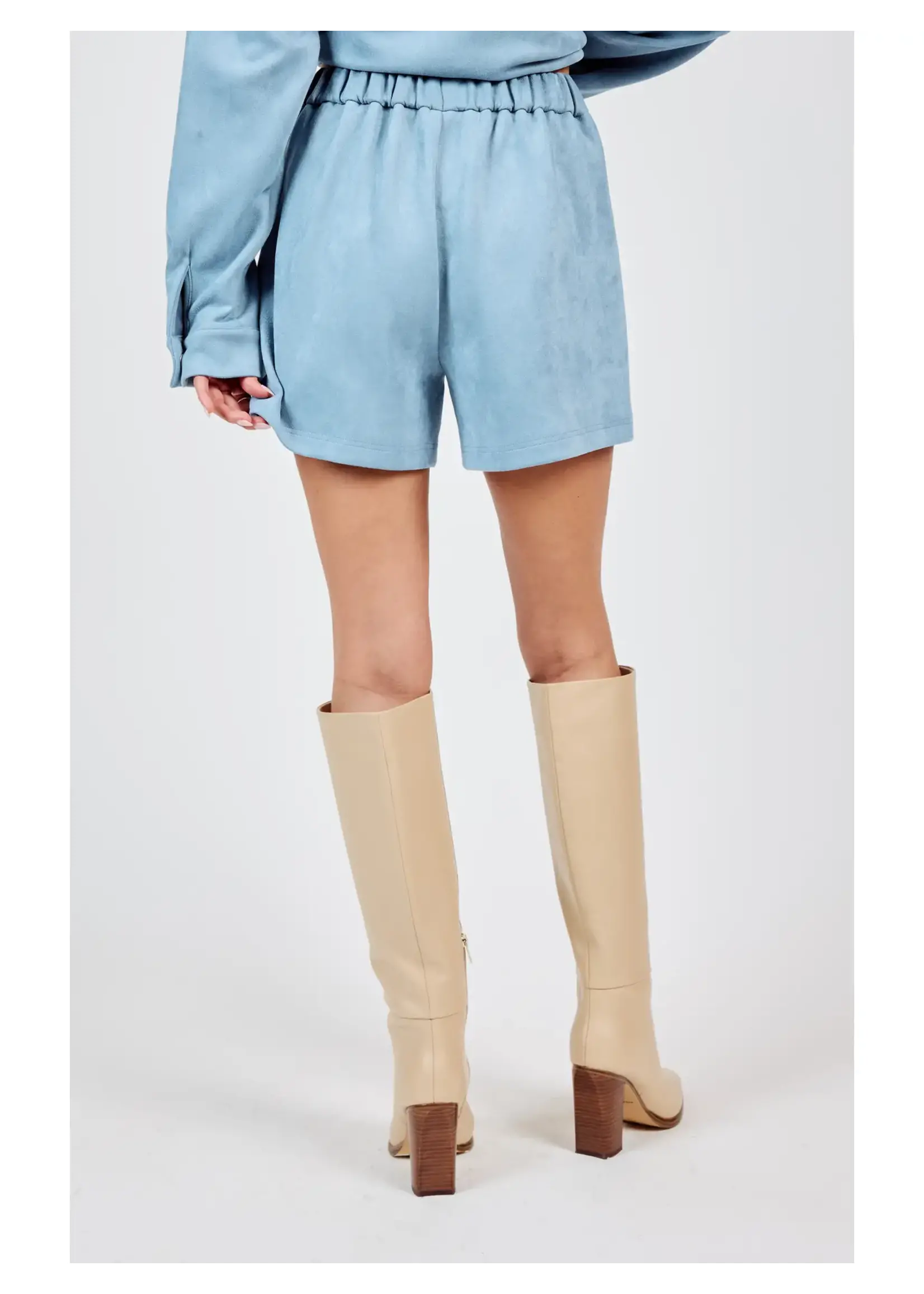 Sadie & Sage Align Faux Suede Shorts - AG4716