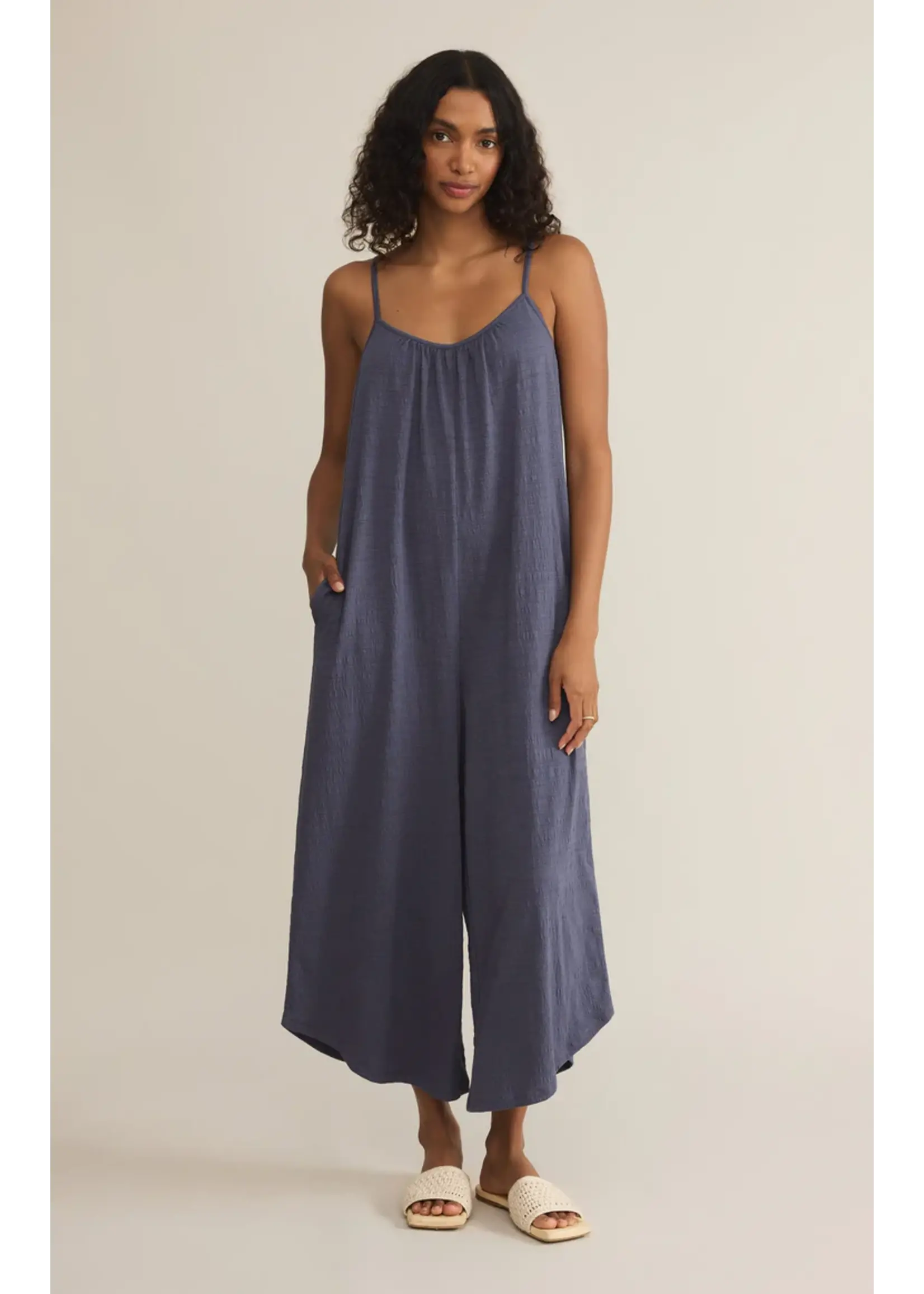 Z Supply Textured Flared Jumpsuit - ZP251340