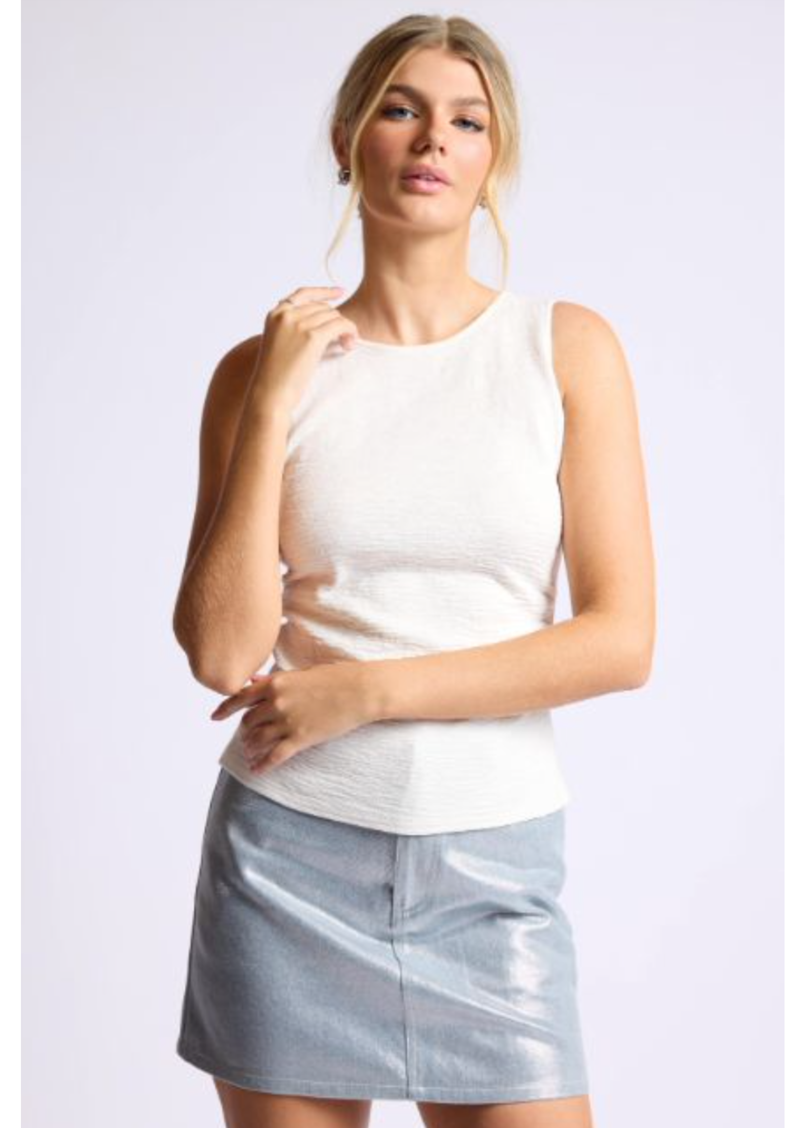 Sage The Label Easy Come Tie-Back Knit Top - LH1204