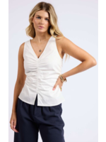 Sage The Label Like Totally Ruched Sleeveless Top - LH1133