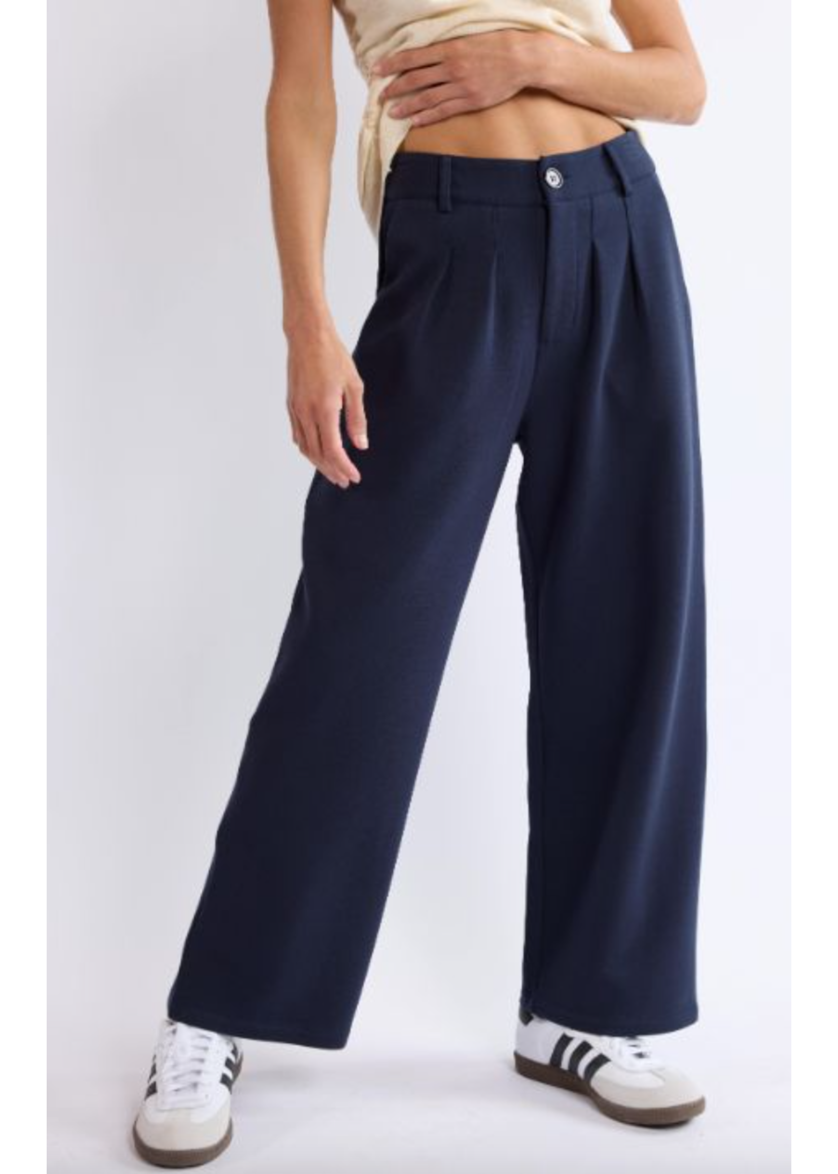 Sage The Label Innocence Pleat Front Knit Trouser - LH1724