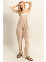 HYFVE Relaxed Fit Mineral Washed Jumpsuit - DZ25A917
