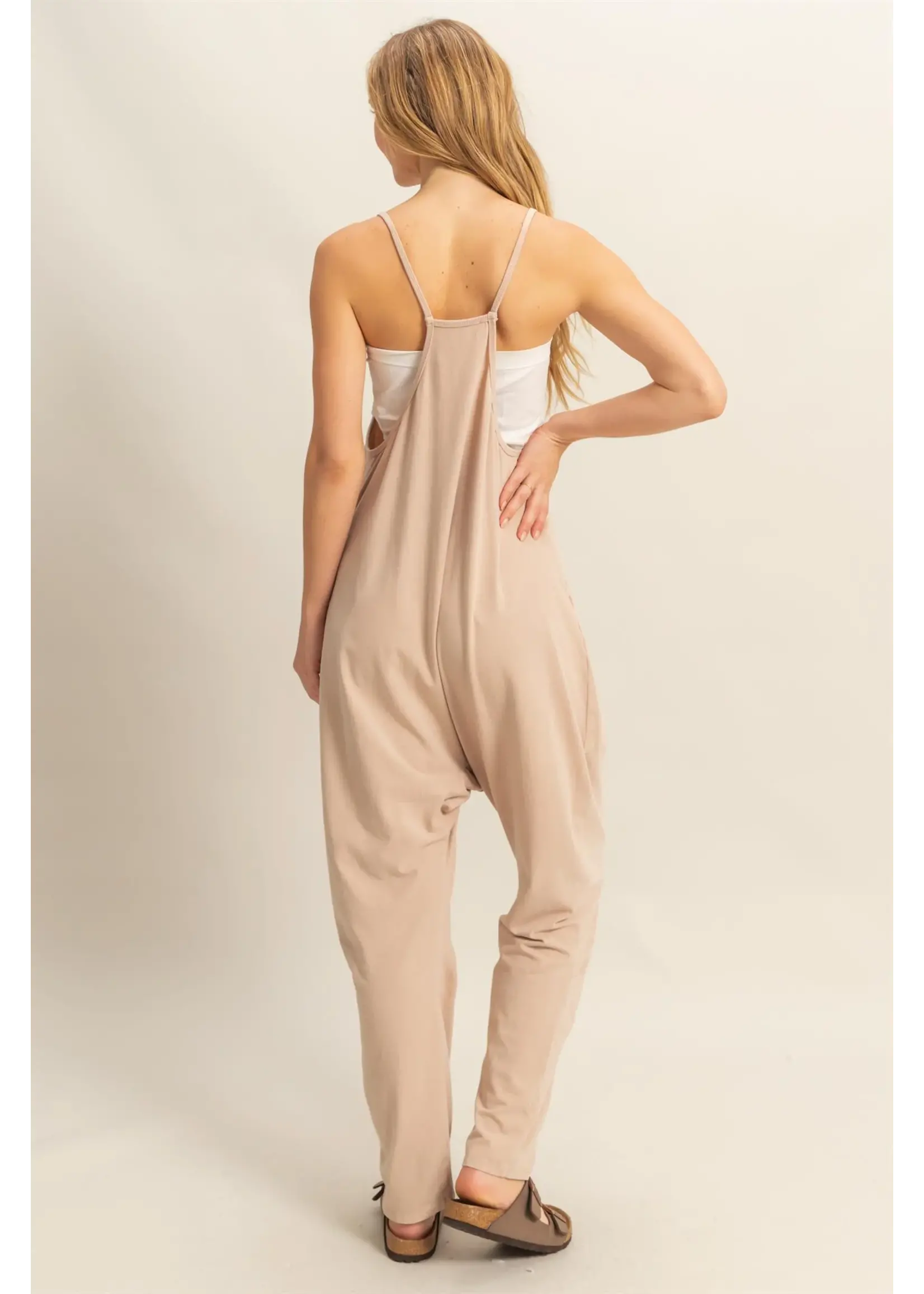 HYFVE Relaxed Fit Mineral Washed Jumpsuit - DZ25A917