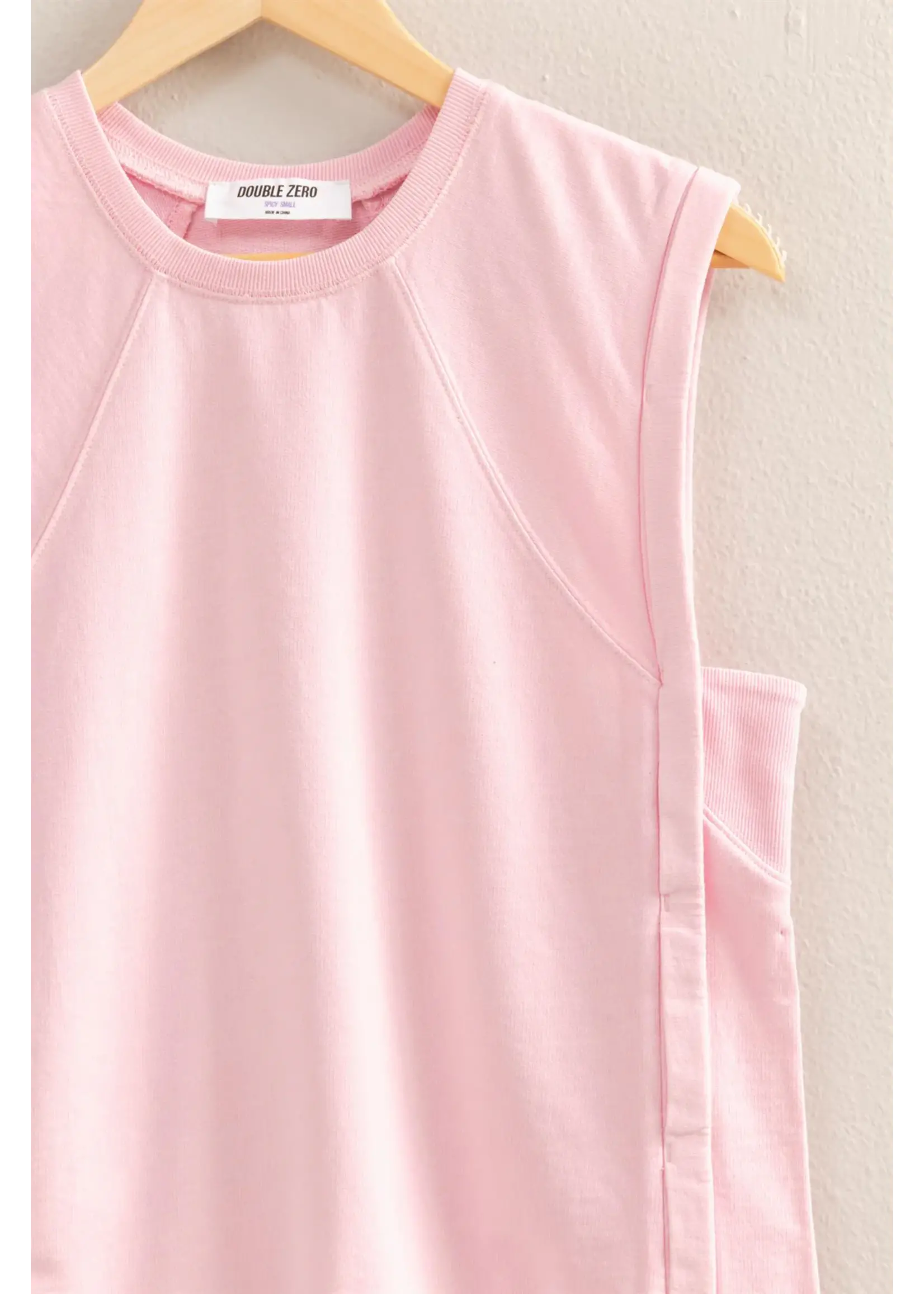 HYFVE Round Neck Sleeveless Boxy Top - DZ25C561