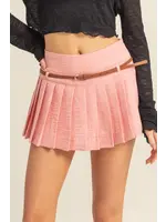 HYFVE Pleated And Belted Mini Skort - HF25A148
