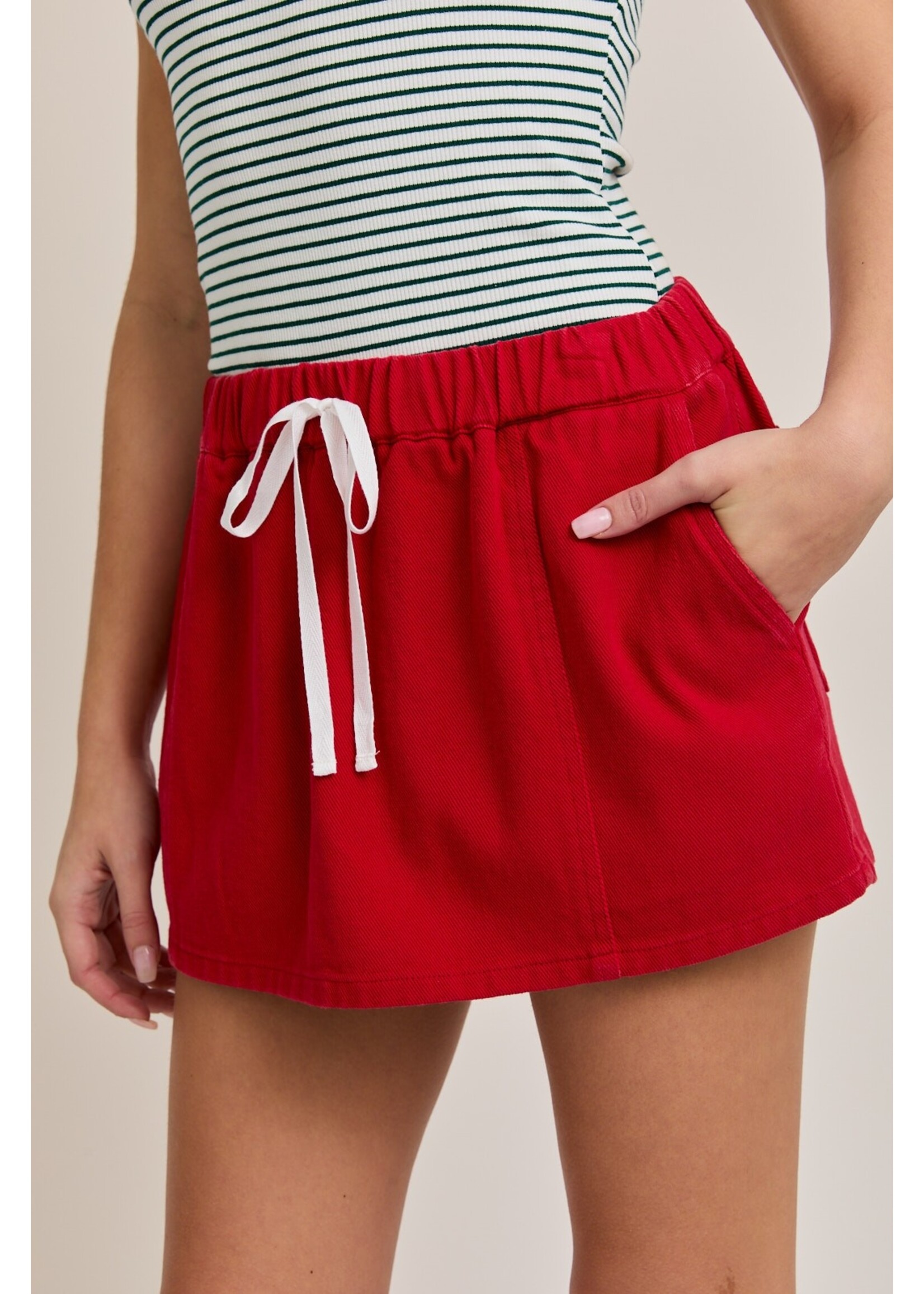 Le Lis Elastic Waist Drawstring Short - SP2886