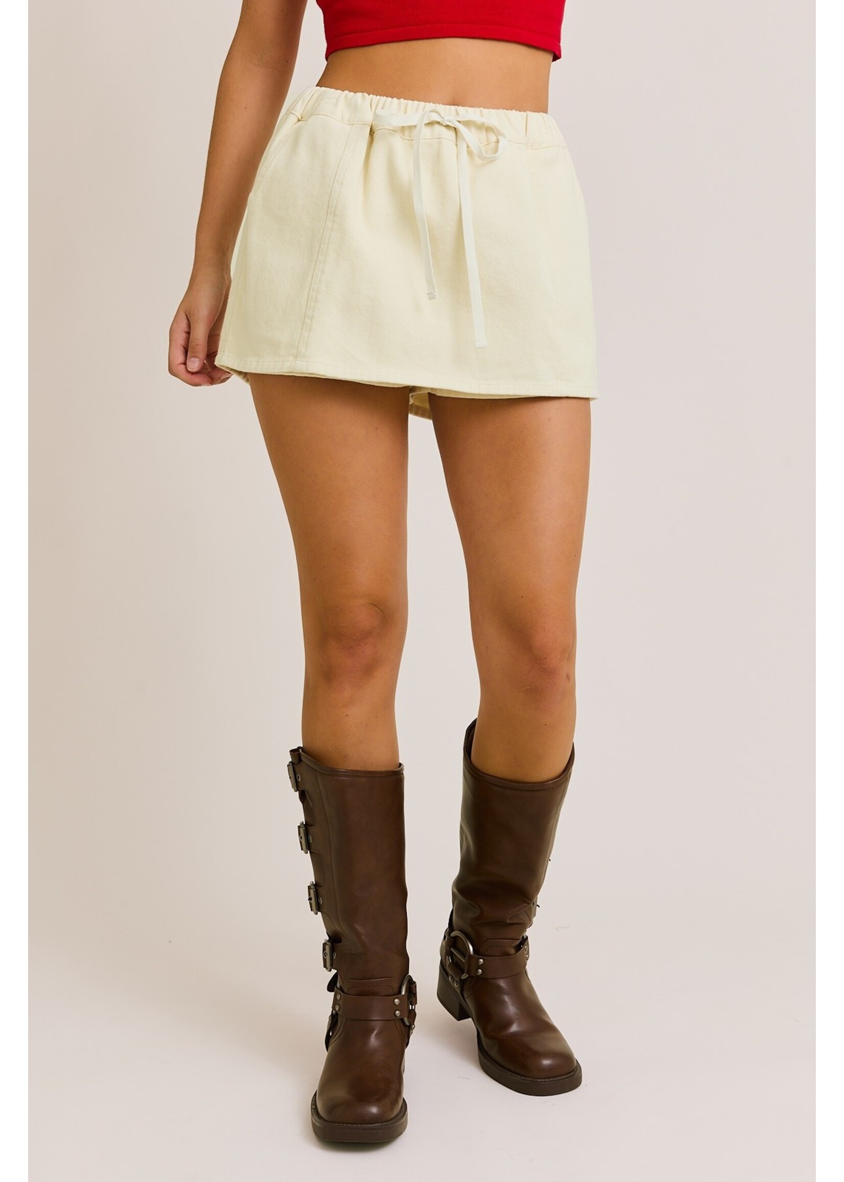 Le Lis Elastic Waist Drawstring Short - SP2886