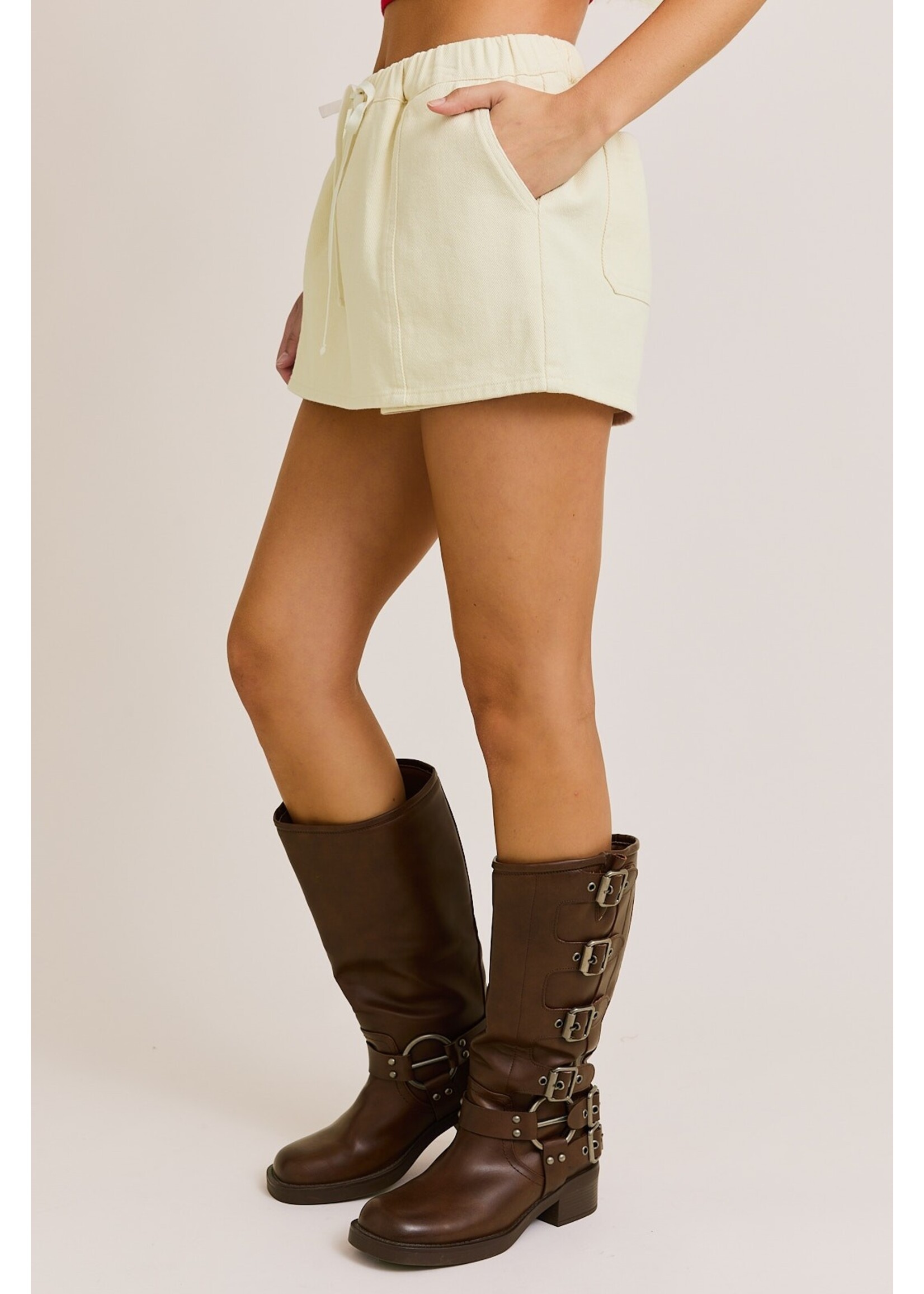 Le Lis Elastic Waist Drawstring Short - SP2886
