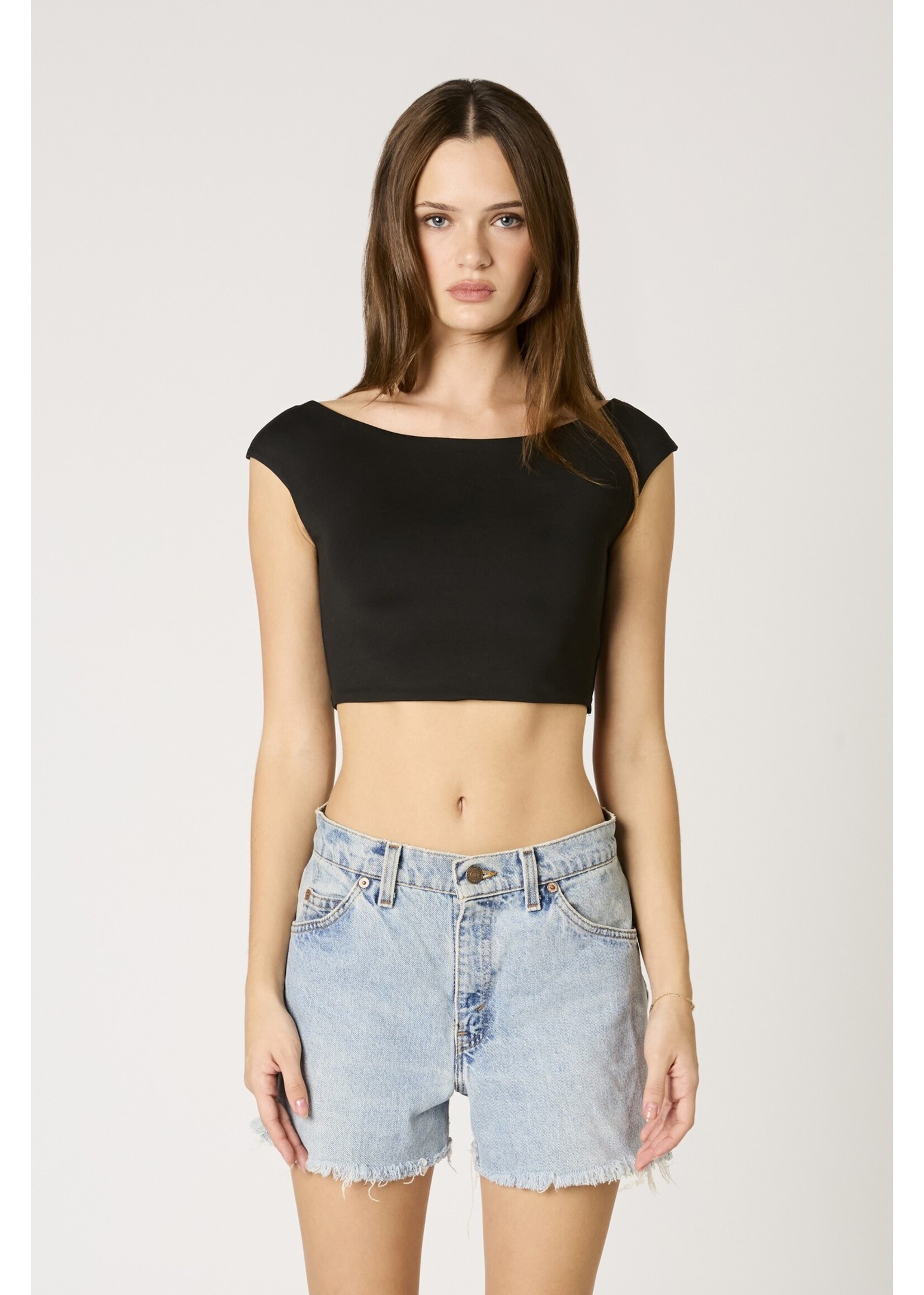 Cotton Candy LA Elastic Crop Top - CT-13280