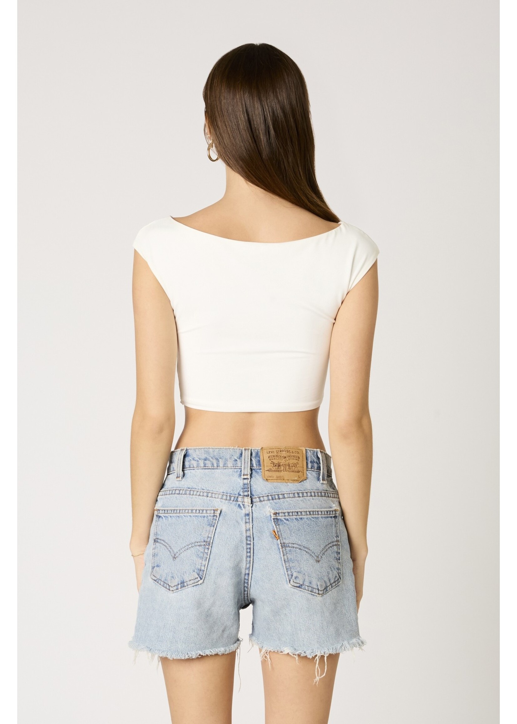 Cotton Candy LA Elastic Crop Top - CT-13280