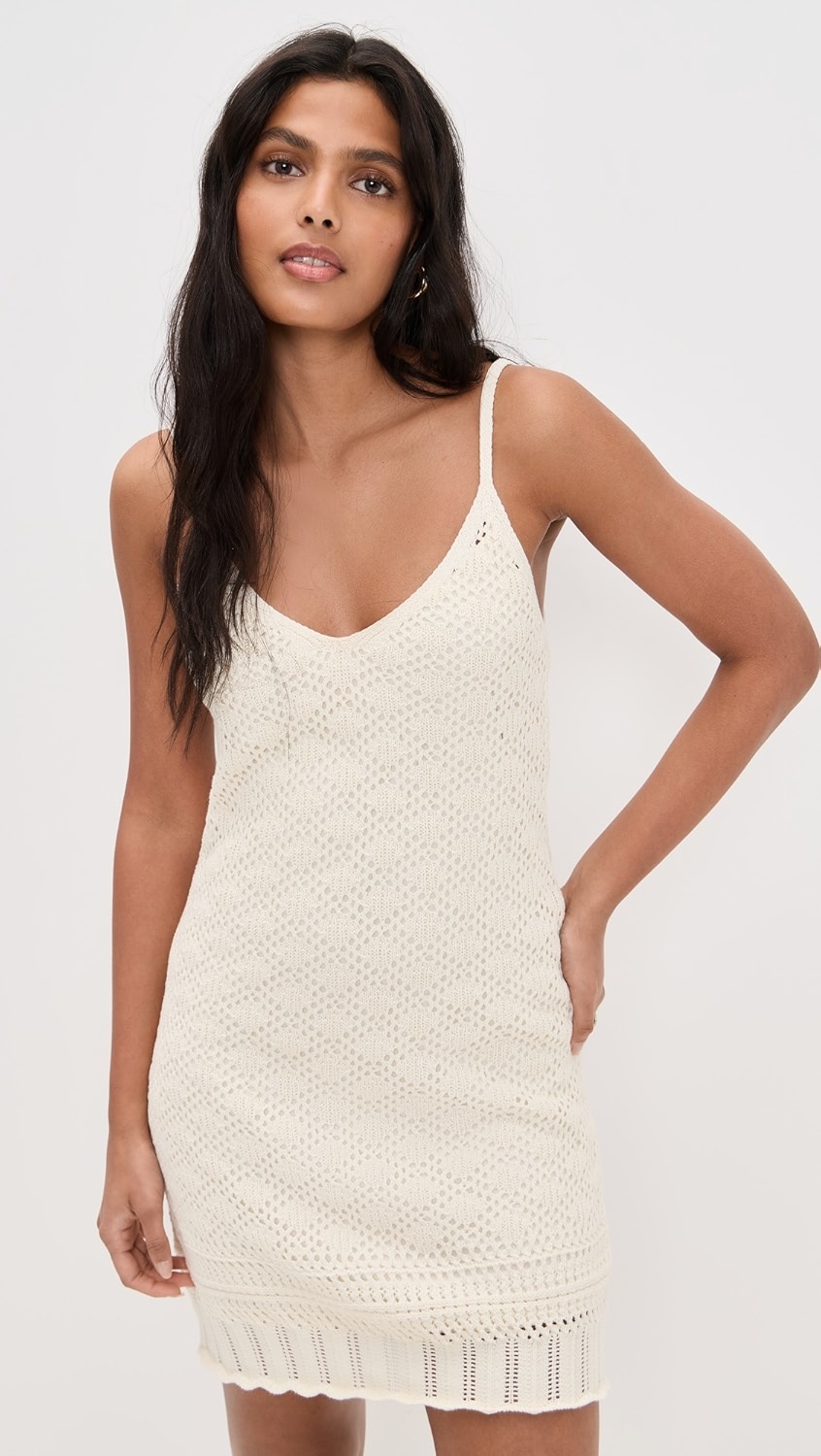 Charmer Crochet Mini Dress - ZD252756 - Meo's Suite