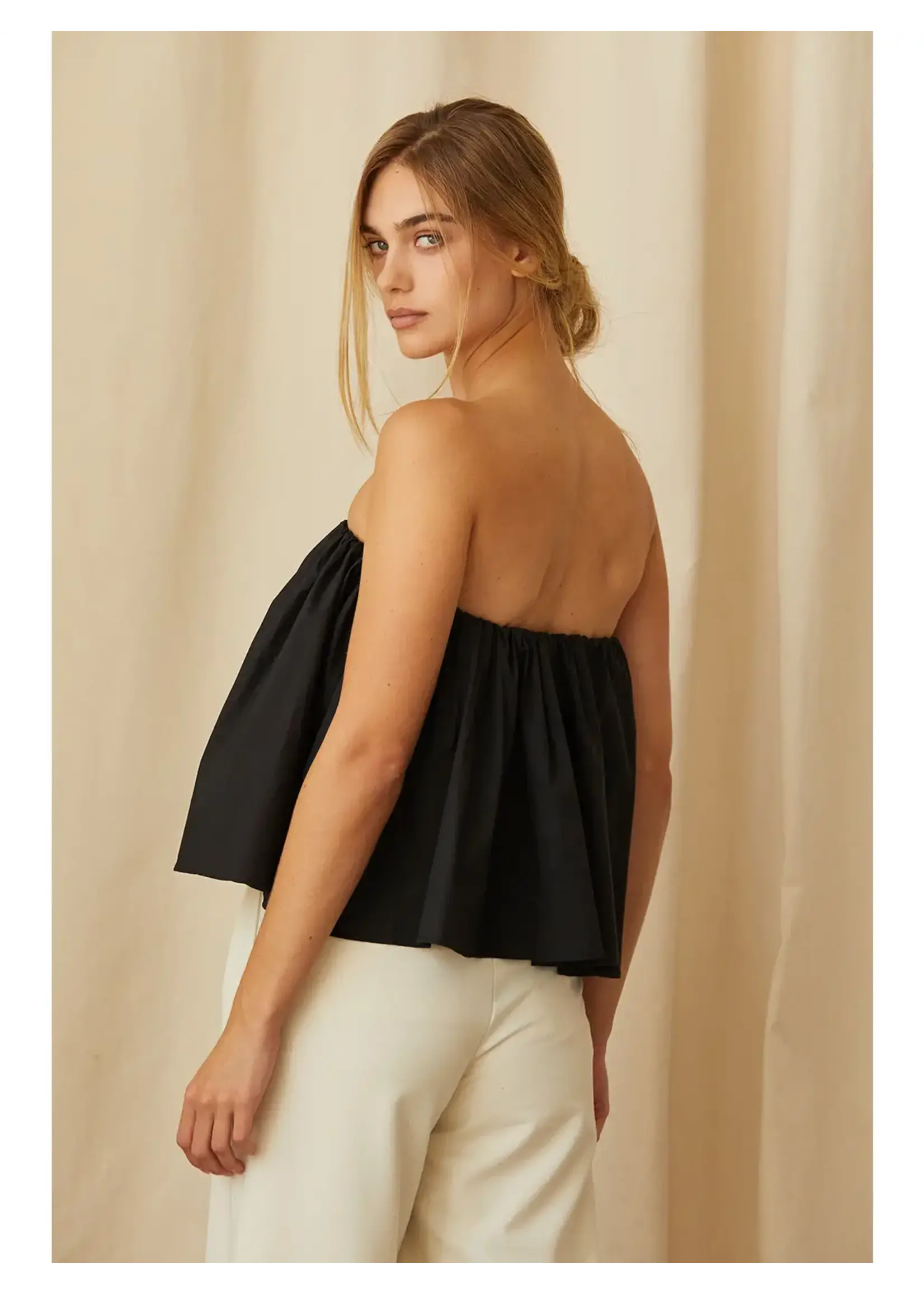 Crescent Kaeley Poplin Tube Top - CT7740