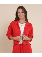 Sadie & Sage Sugarloaf Loose Button Up Shirt - AH2119