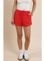 Sadie & Sage Sugarloaf Linen Blend Easy Shorts - AH2713