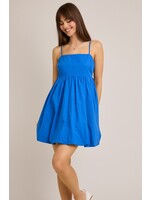 Le Lis Spaghetti Strap Baby Doll Bubble Mini Dress - ID4283
