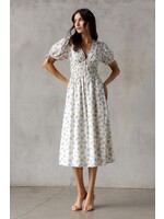 Storia Deep V Midi Dress - JD7575