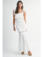 Mable Ruffle Knit Maxi Dress - MD5718A