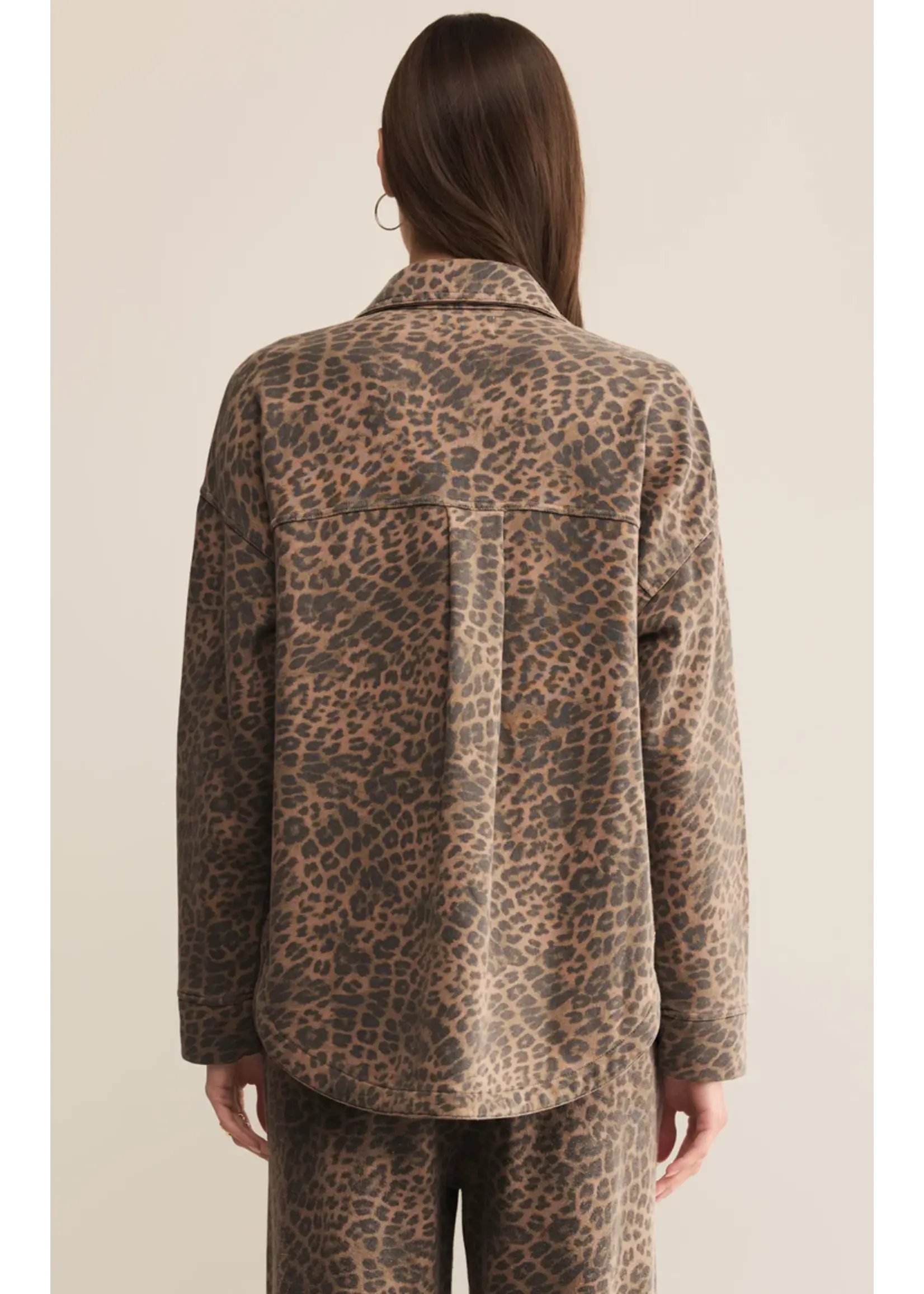 Z Supply All Day Leopard Jacket - ZJ253257
