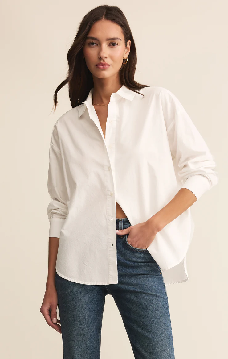 Elevated Poplin Shirt - ZT253235 - Meo's Suite