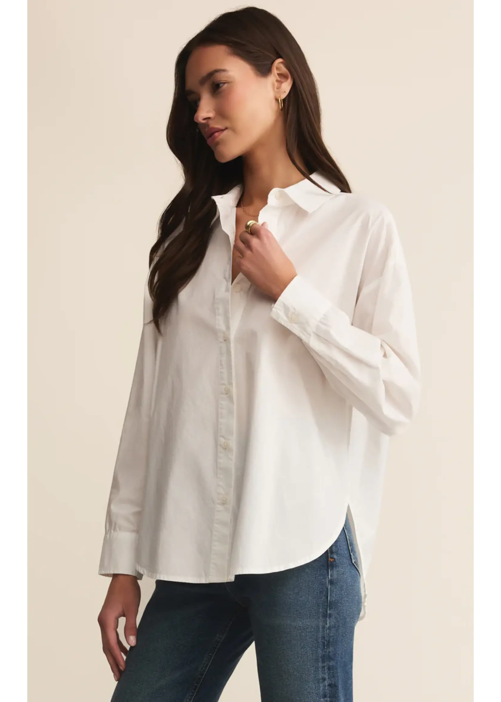 Z Supply Elevated Poplin Shirt - ZT253235