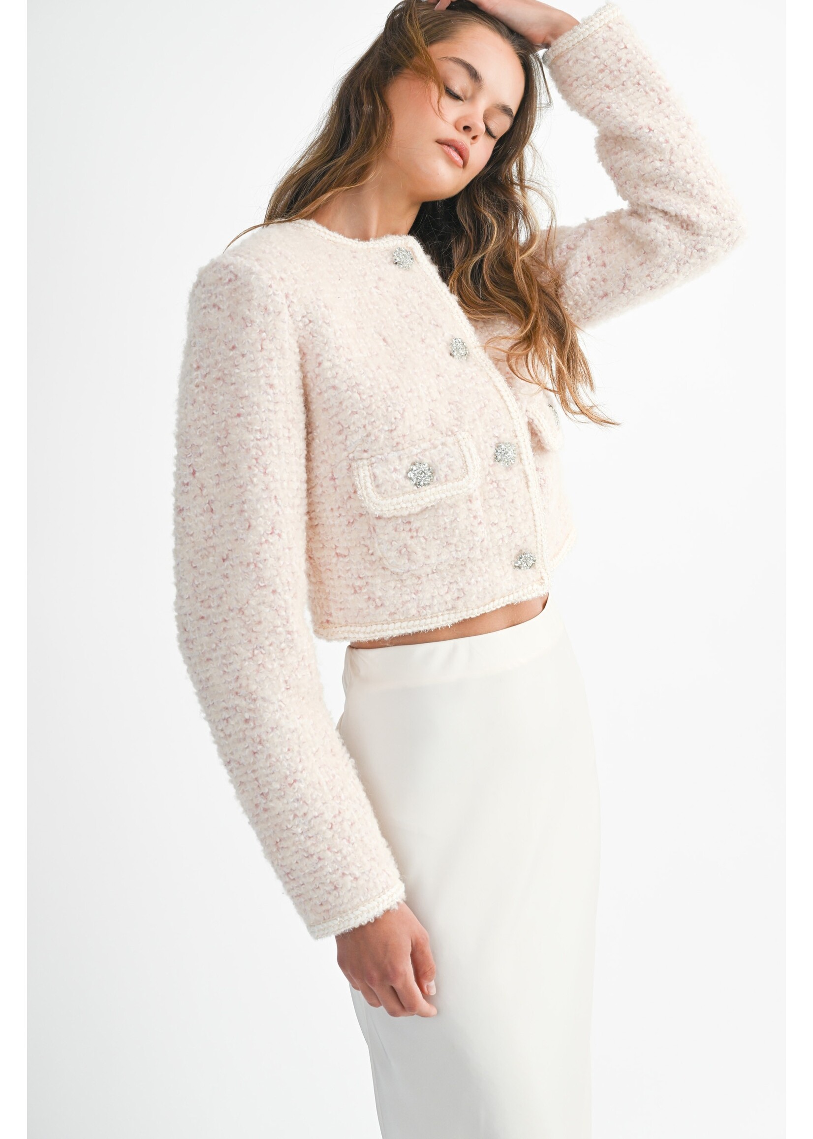 Mable Jewel Boucle Crop Jacket - MJK6469