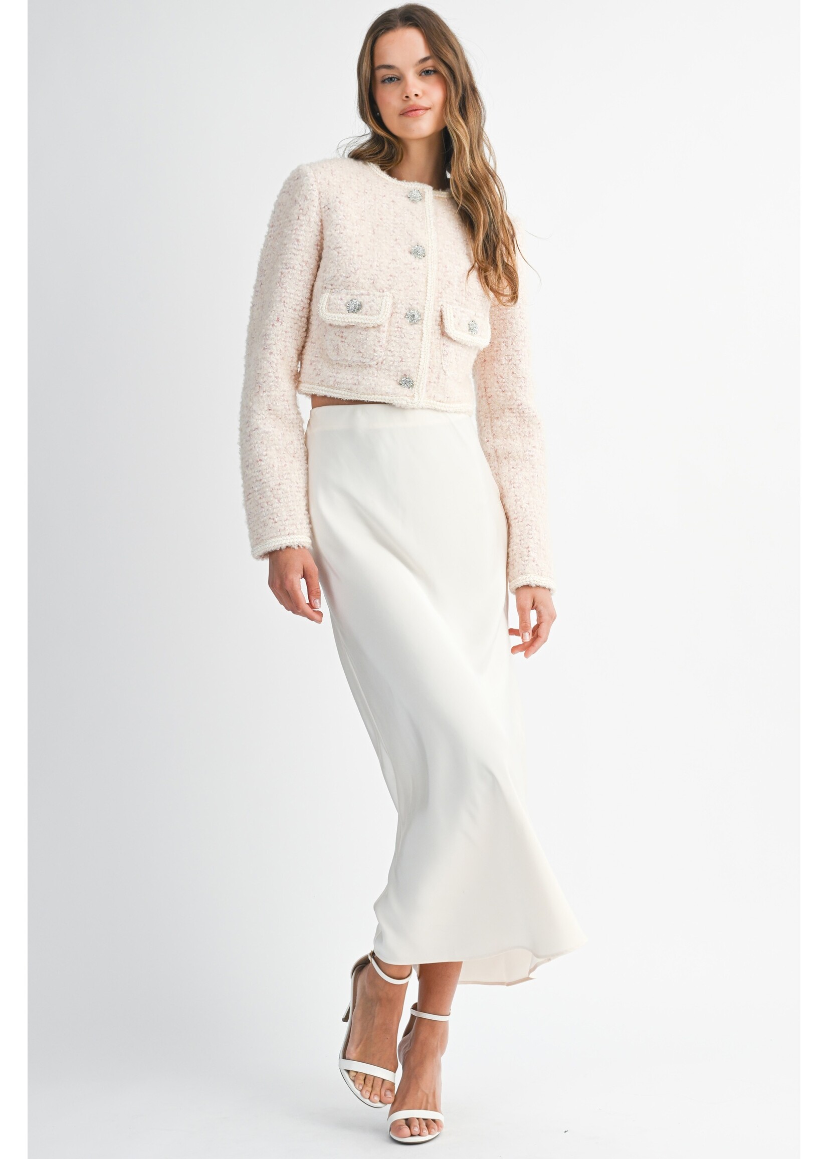 Mable Jewel Boucle Crop Jacket - MJK6469