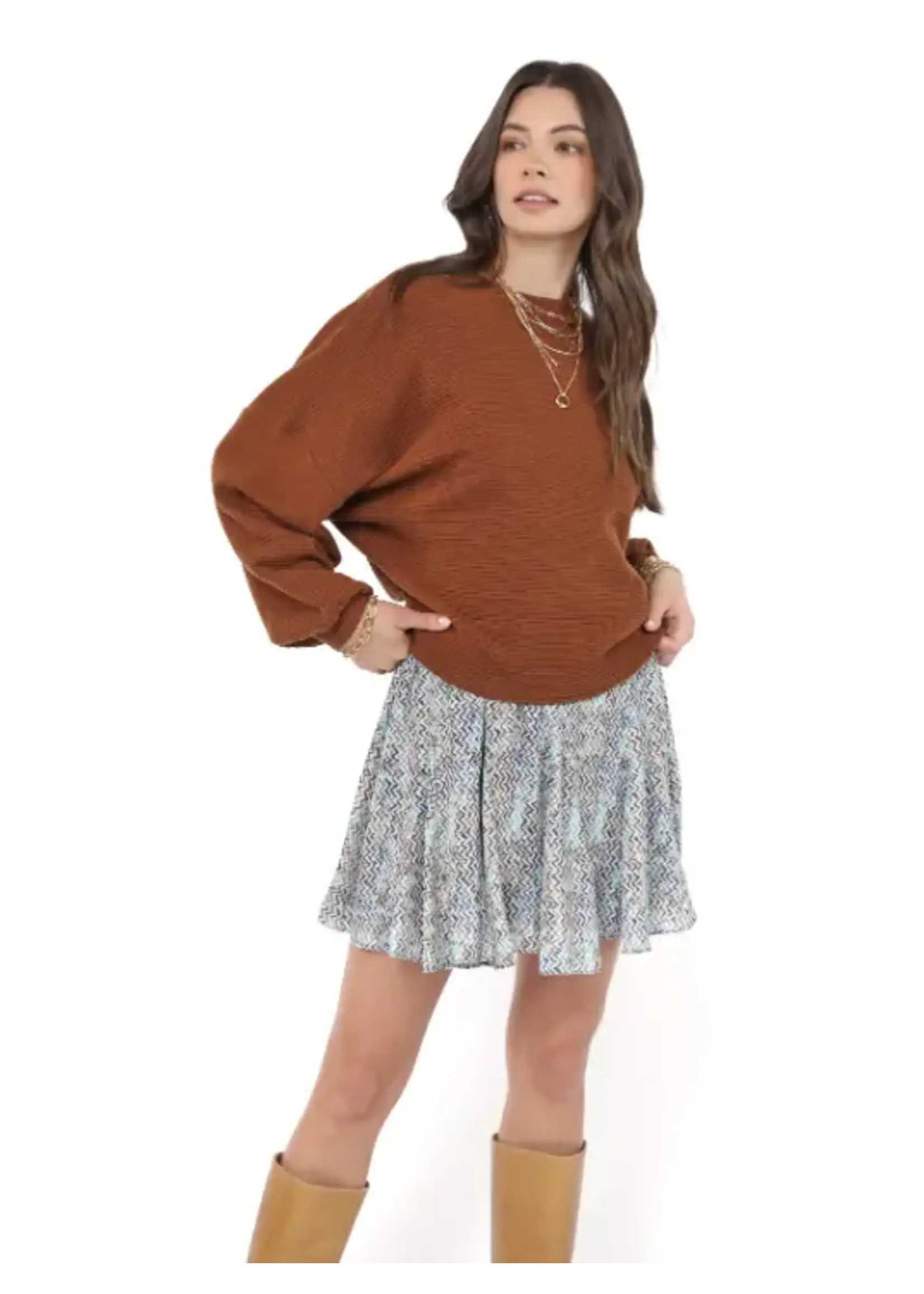 Sadie & Sage On A Stroll Dolman Sleeve Top - AH3212