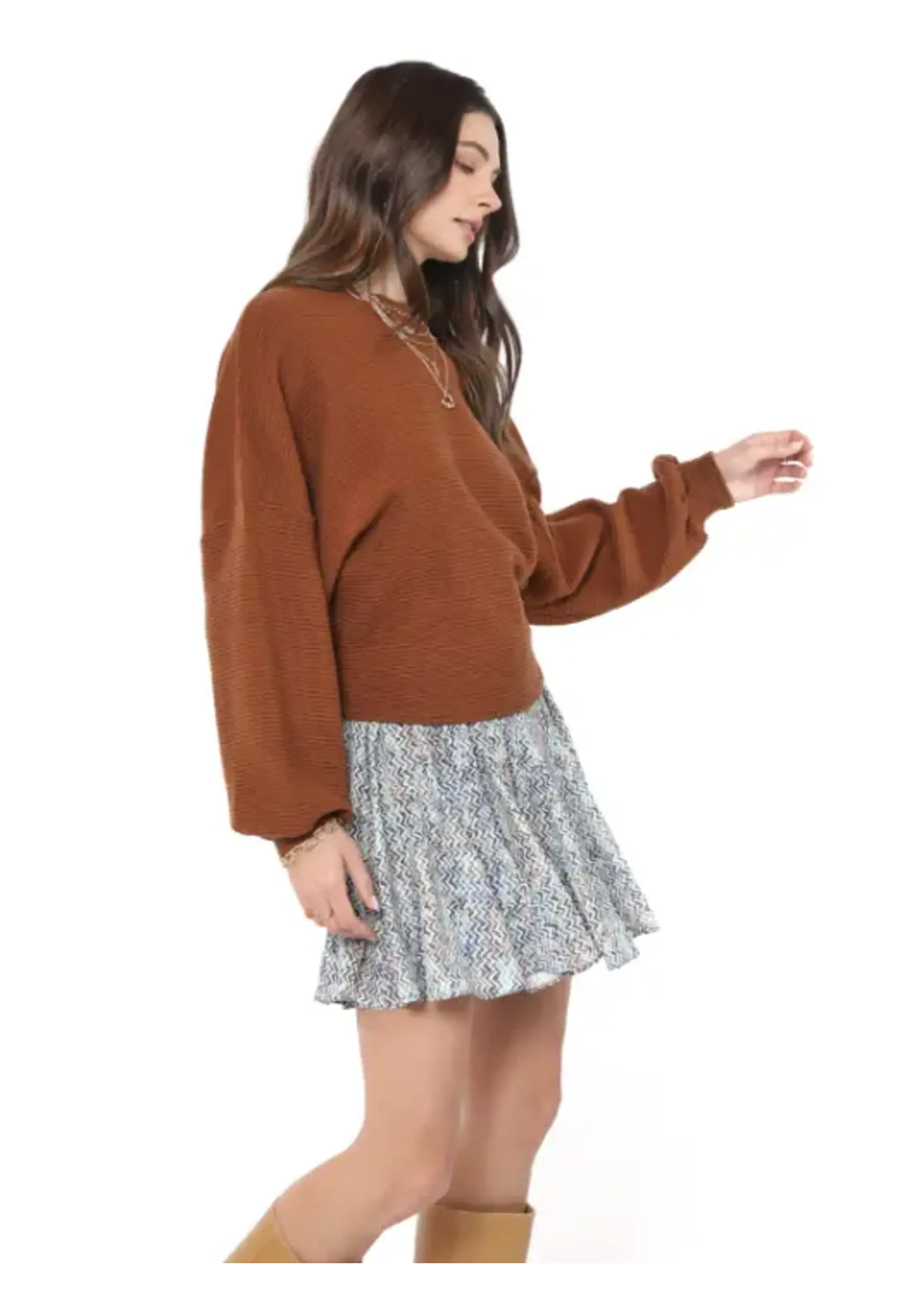 Sadie & Sage On A Stroll Dolman Sleeve Top - AH3212