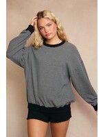 Le Lis Round Neck Oversized Knit Top - ST3019