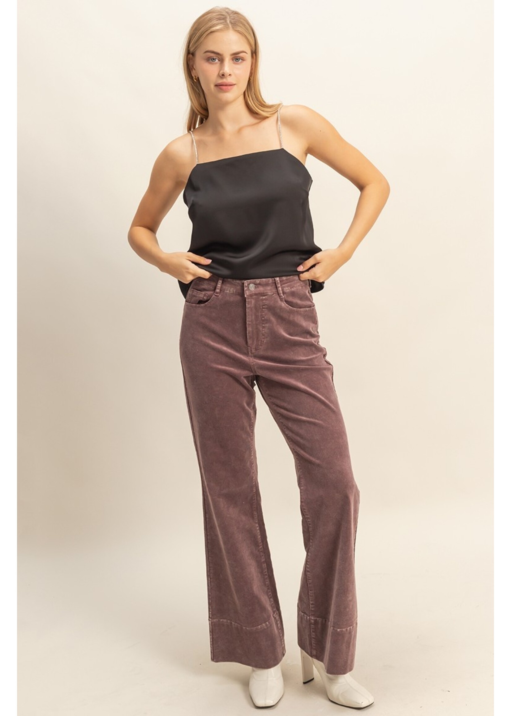 HYFVE Rhinestone-Strap Satin Cami Top - HF25F140