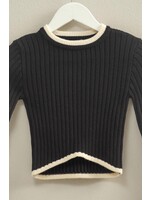 HYFVE Contrast Hem Fitted Sweater - HF25F345