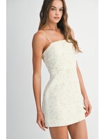 Mable Beaded Tweed Strap Shoulder Mini - MD5003A
