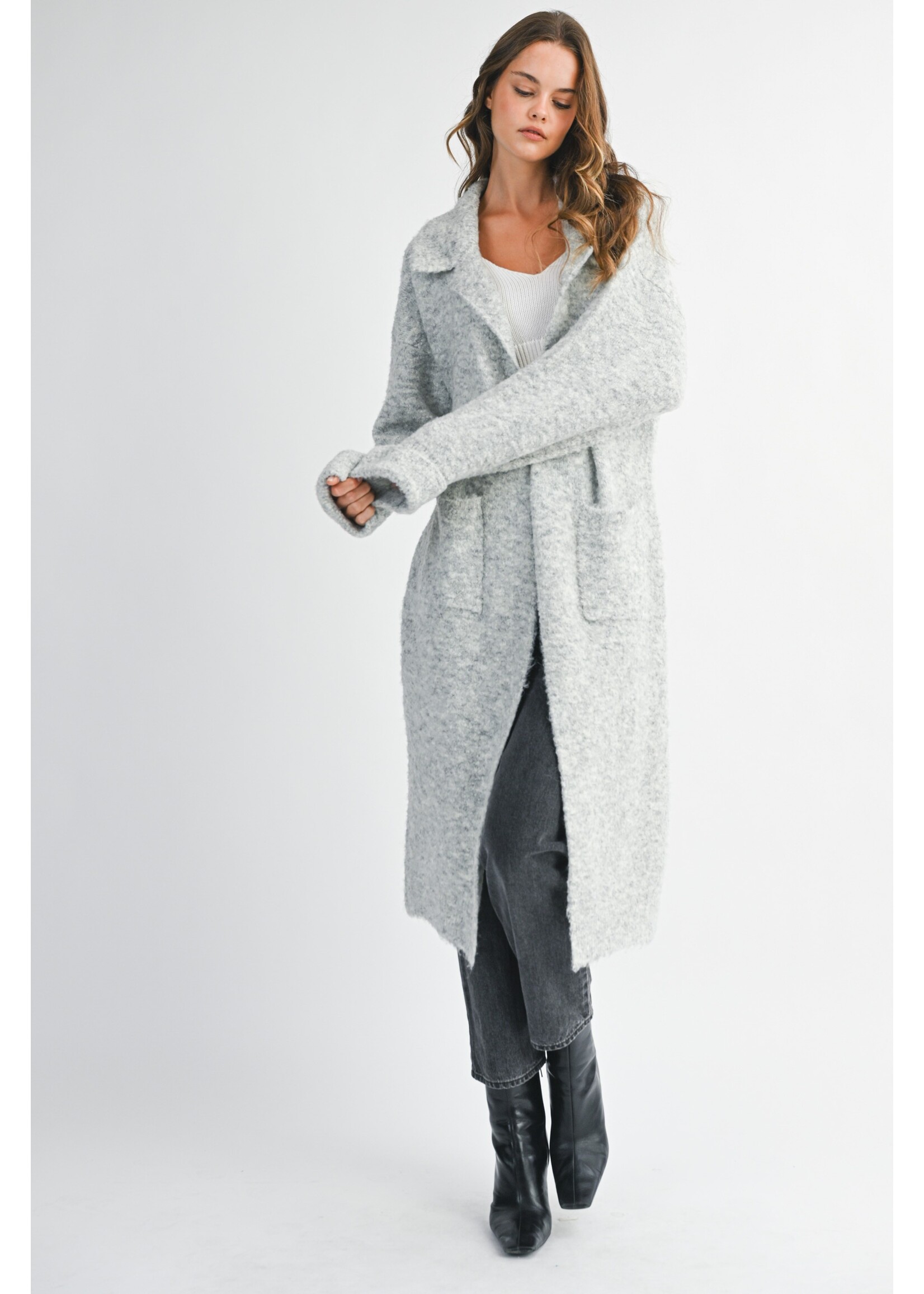Mable Knit Trench Coat - MJK6444B
