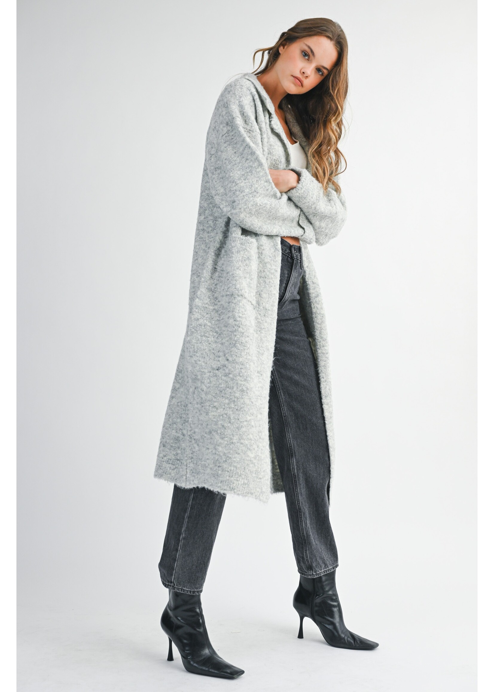 Mable Knit Trench Coat - MJK6444B