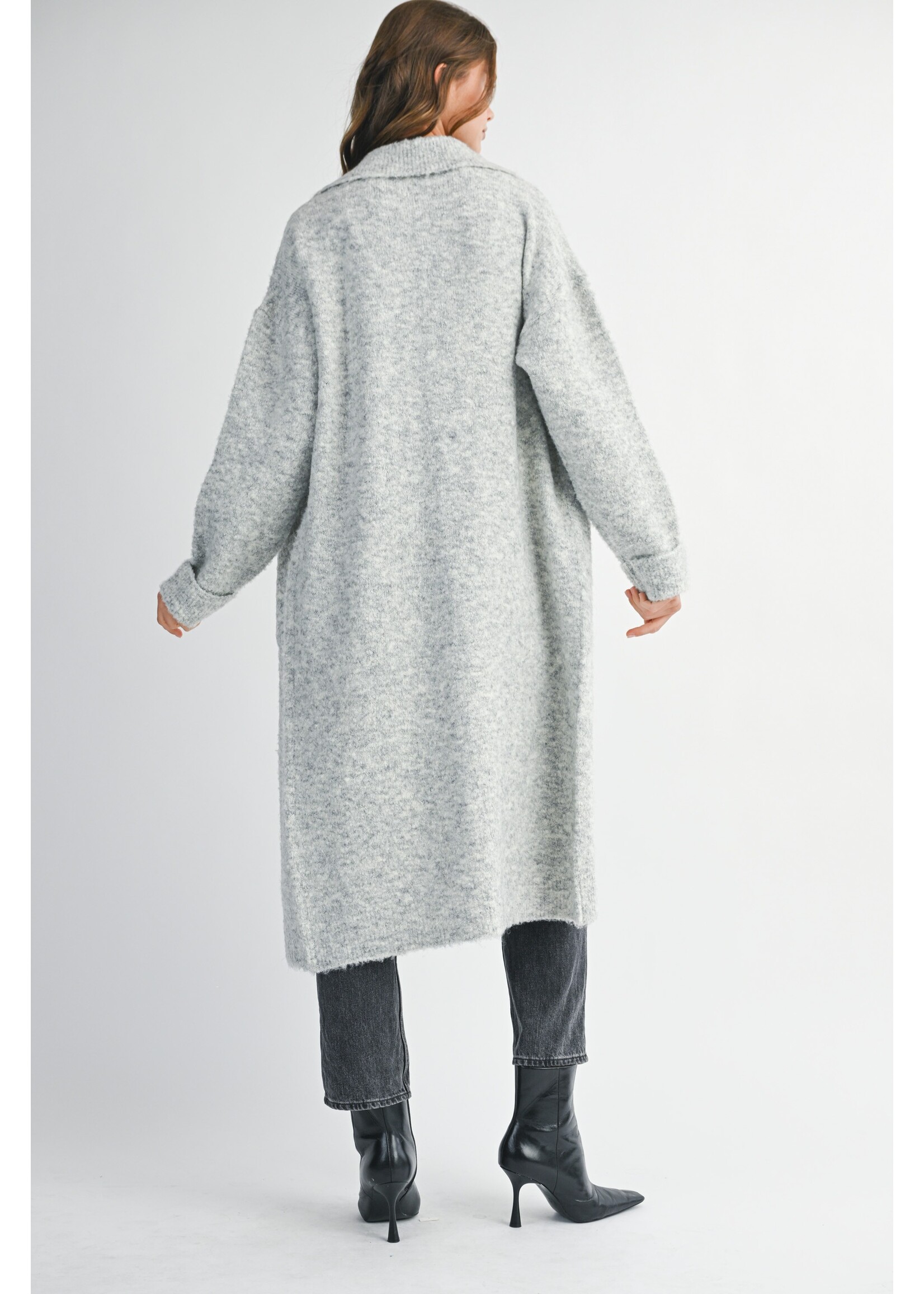 Mable Knit Trench Coat - MJK6444B