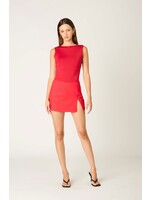 Cotton Candy LA Mini skirt with Side Zipper -  CP-11648