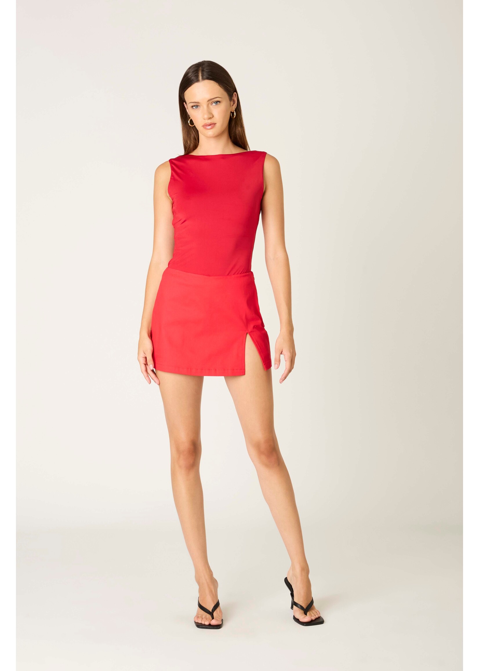Cotton Candy LA Mini skirt with Side Zipper -  CP-11648