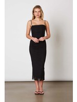 Cotton Candy LA Mesh Midi Dress with Ruched Detail - CD-13329