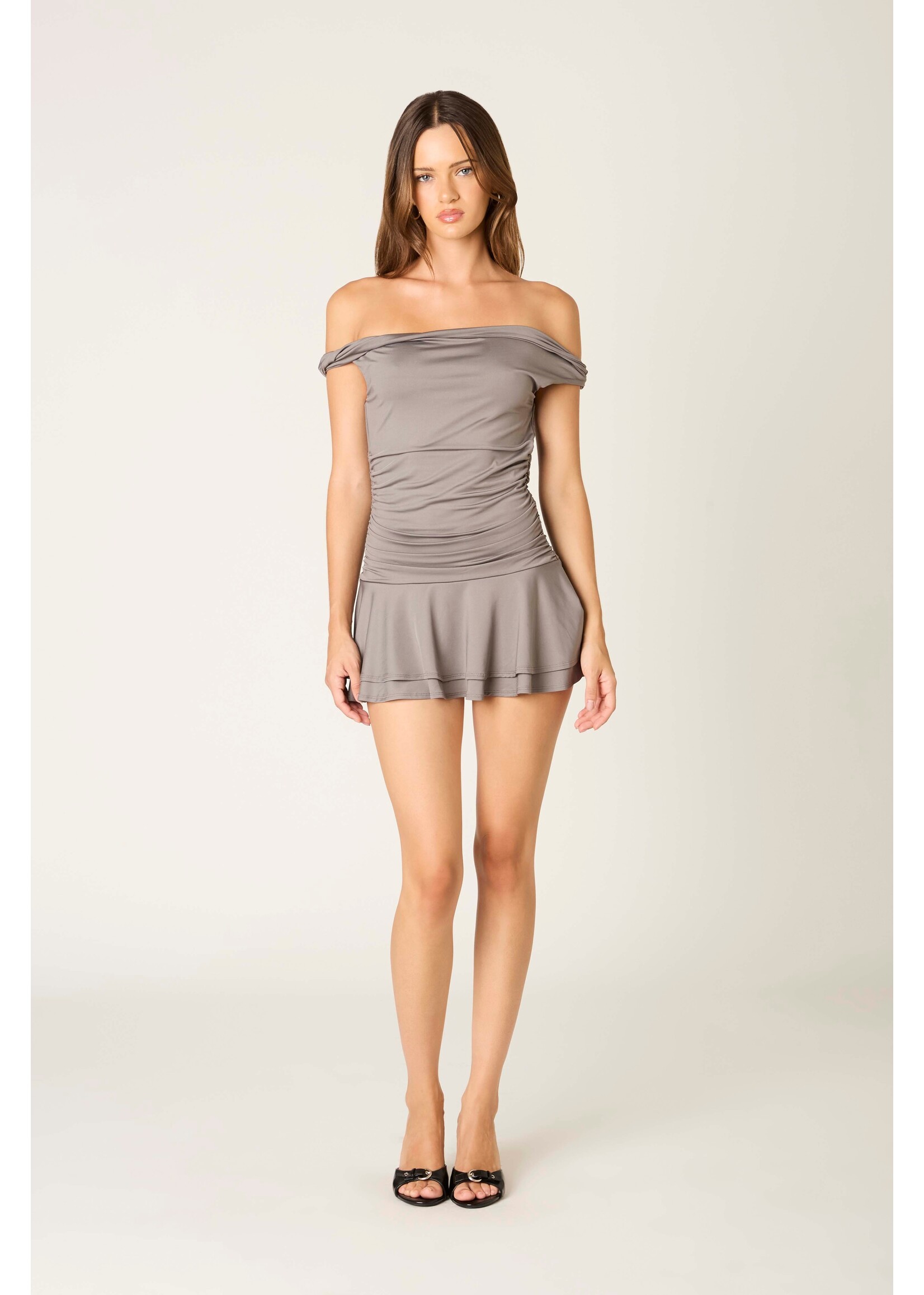 Cotton Candy LA Off the Shoulder Mini Dress - CD-13777