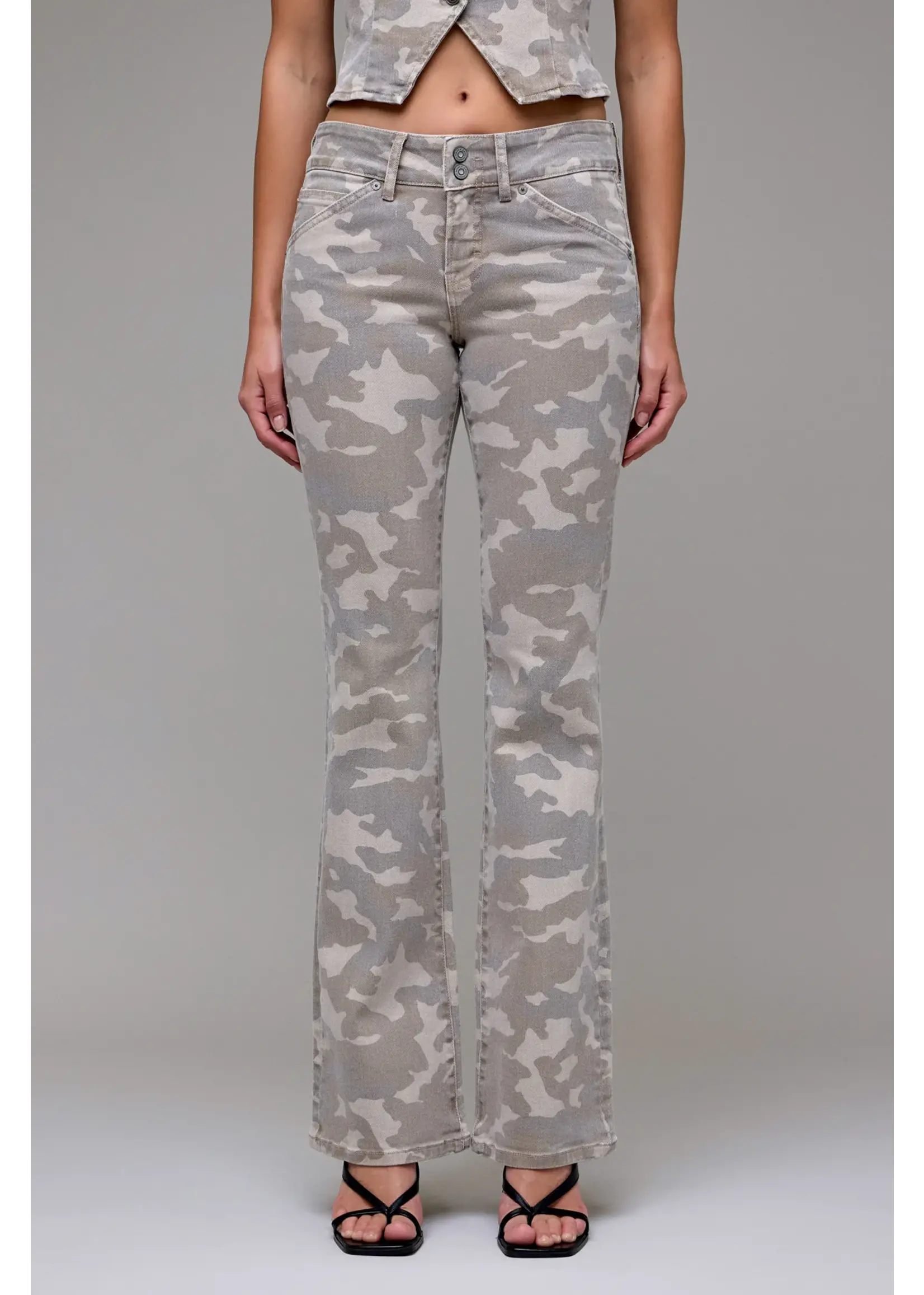Hidden RYAN Camo Double Waistband LR Bootcut - HD3337BT-TCM