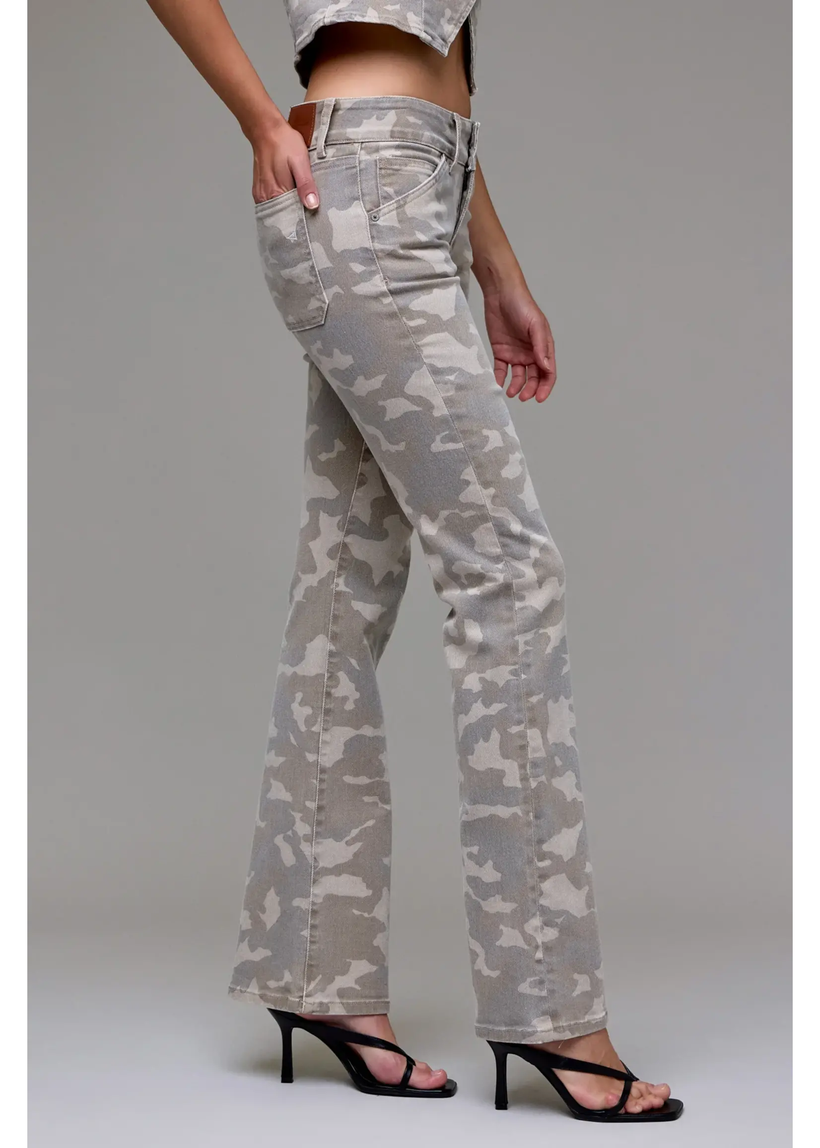 Hidden RYAN Camo Double Waistband LR Bootcut - HD3337BT-TCM