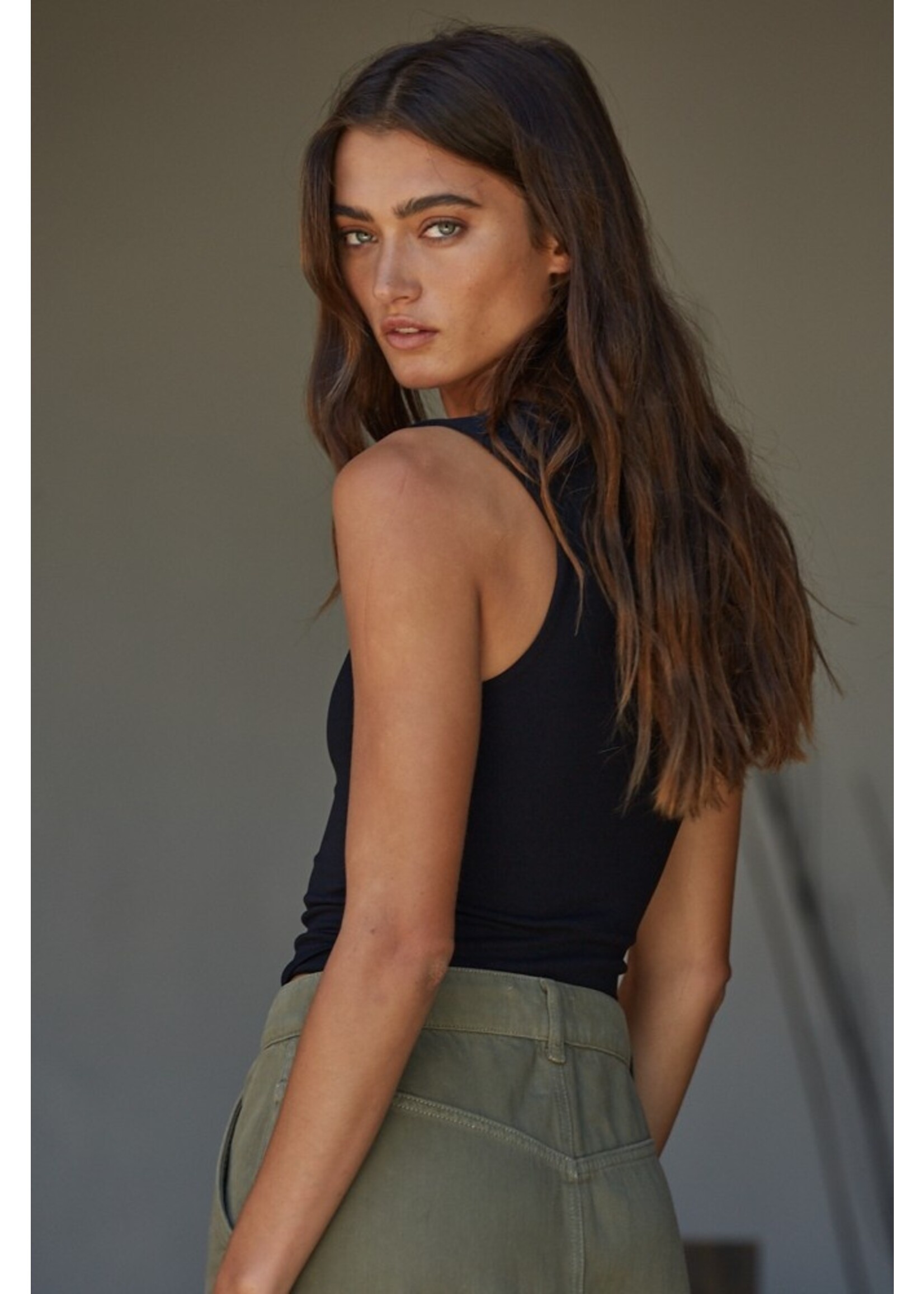 By Together Double Layered Full Length Seamless Tank - S1187N