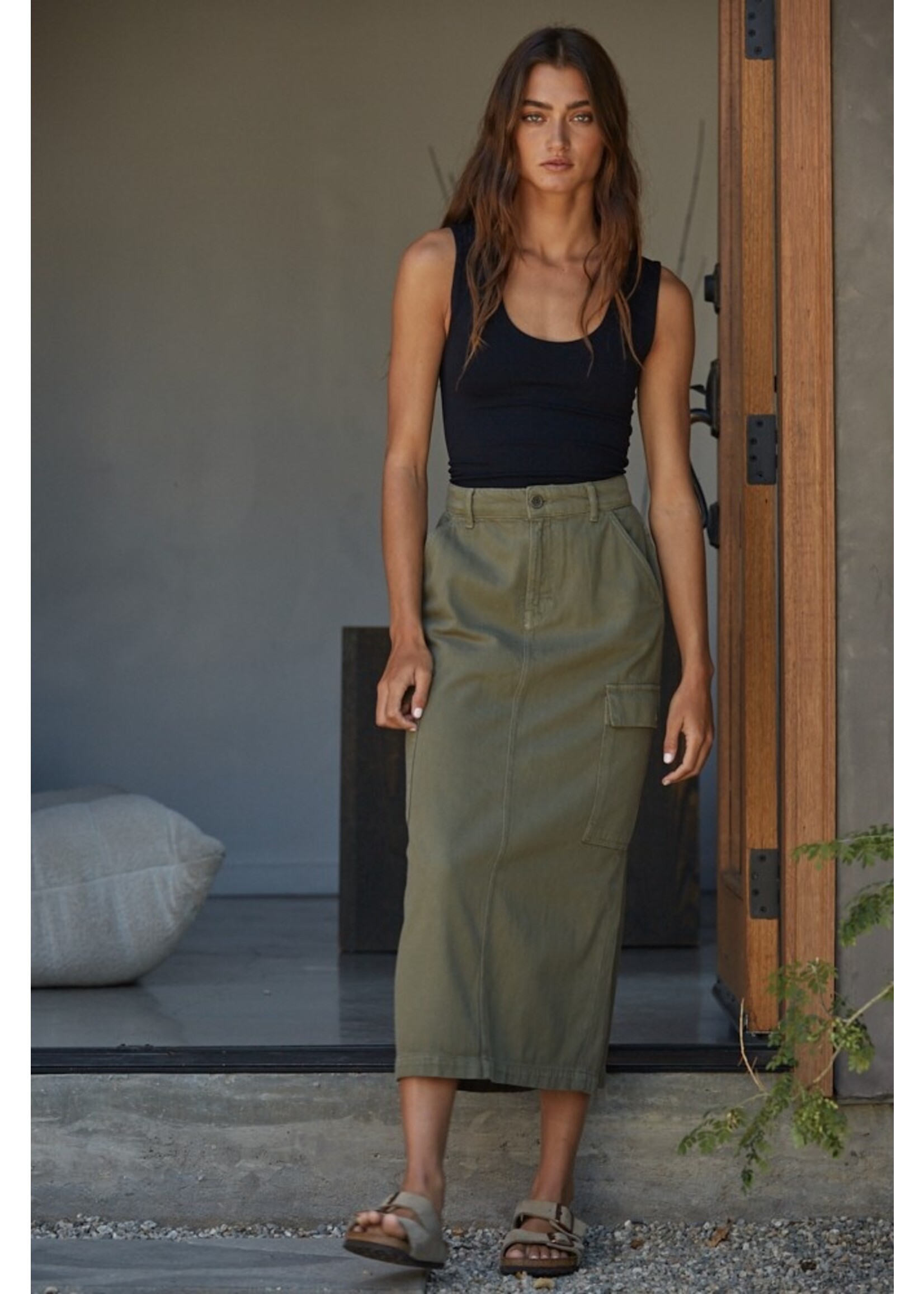 By Together Double Layered Full Length Seamless Tank - S1187N