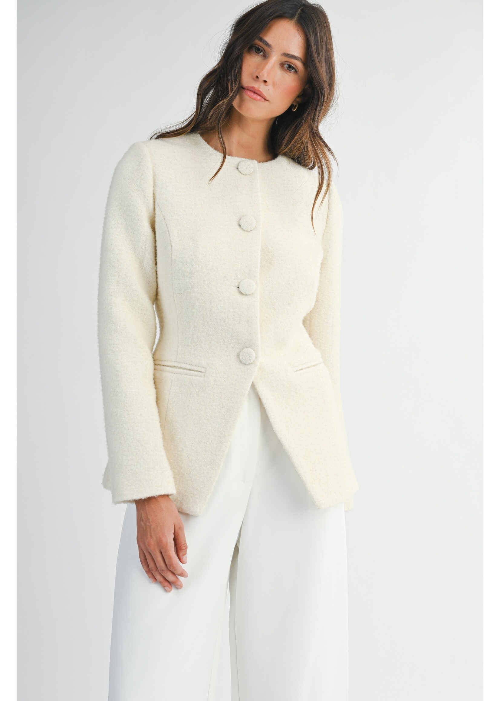 Mable Boucle Blazer - MJK6556